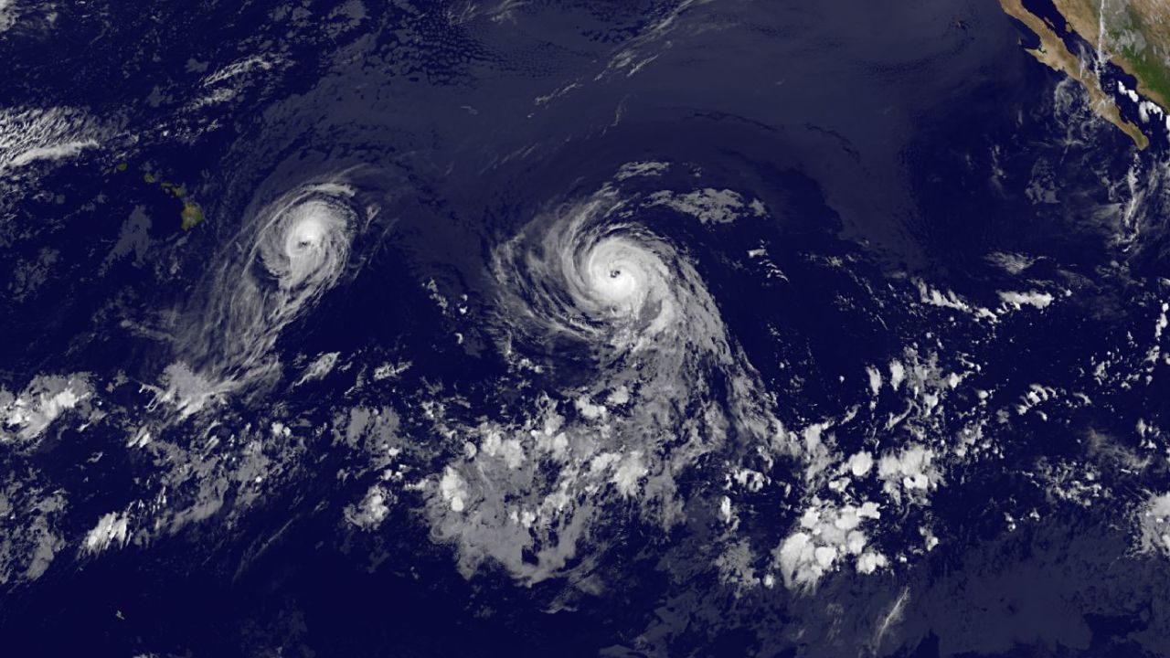 Hurricane Iselle, followed by Julio