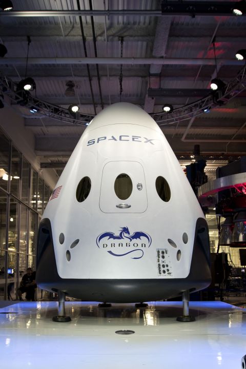 Dragon V2 reusable spacecraft from Elon Musk's SpaceX
