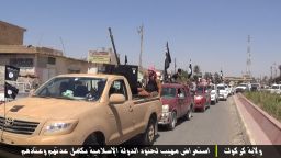 Images of an ISIS parade in the Kirkuk Province
