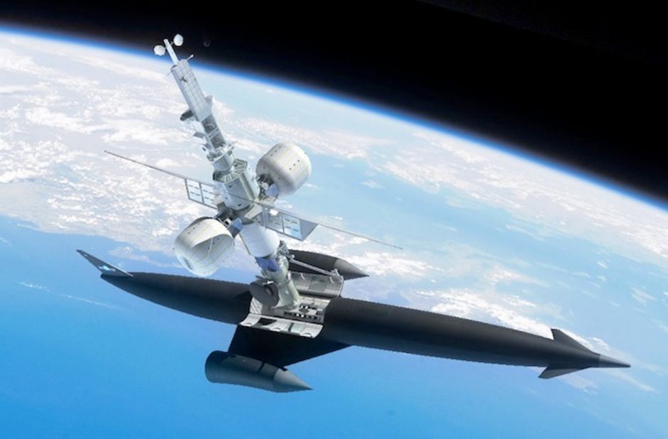 Skylon could be used to deliver parts to a satellite.