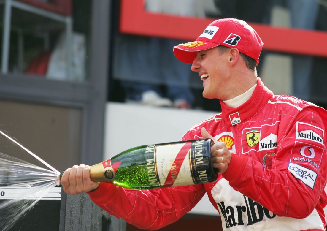 Michael Schumacher is still recovering from the 2013 skiing accident that left him in a coma with serious head injuries.