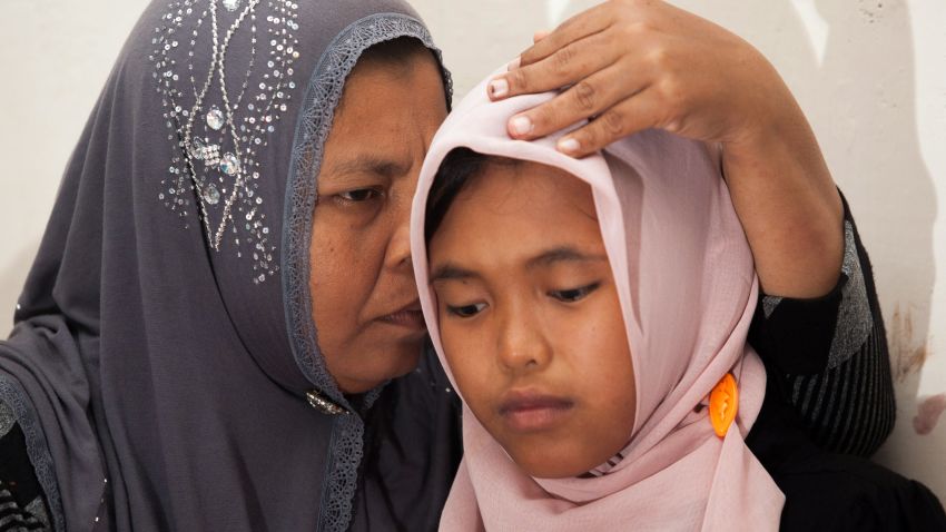 An Indonesian mother and her daughter are reunited ten years after the than four-year-old girl was swept out to sea by a tsunami in 2004.