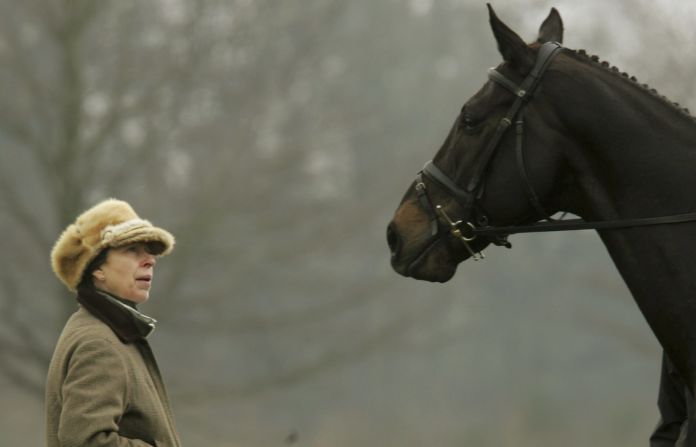 Princess Anne is a great supporter of British equestrianism. Her 200-acre country residence, Gatcombe Park, regularly hosts eventing competitions. 