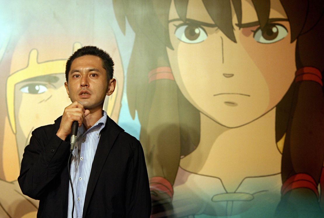 File: Studio Ghibli director Goro Miyazaki is the son of Hayao Miyazaki.