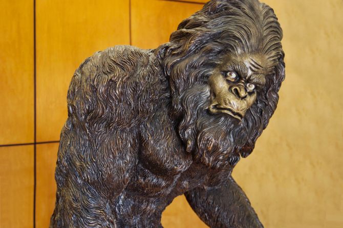 One of the most popular items in the SkyMall catalog has long been the garden yeti -- a rosin statue that comes in three sizes. The life-sized model weighs 147 pounds and costs $2,250.
