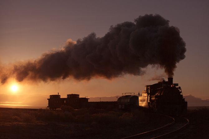When he's hunting for the perfect photo, Malkiewicz rises early, trying to catch the famous "magic hour", a period shortly after sunrise or before sunset when the landscape is bathed in soft, golden glow. "When the sun is really low on the horizon you can clearly capture the mechanism of the locomotive which is on the outside," he says. 