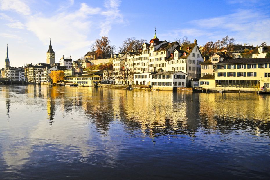 Switzerland's largest city ranked number one in the study for "health security," based on factors such as the ratio of hospital beds to population size and life expectancy.