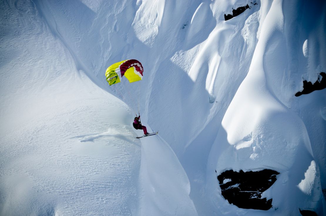Speed flying is the extreme of extremes -- paragliding plus skiing in the Alps.