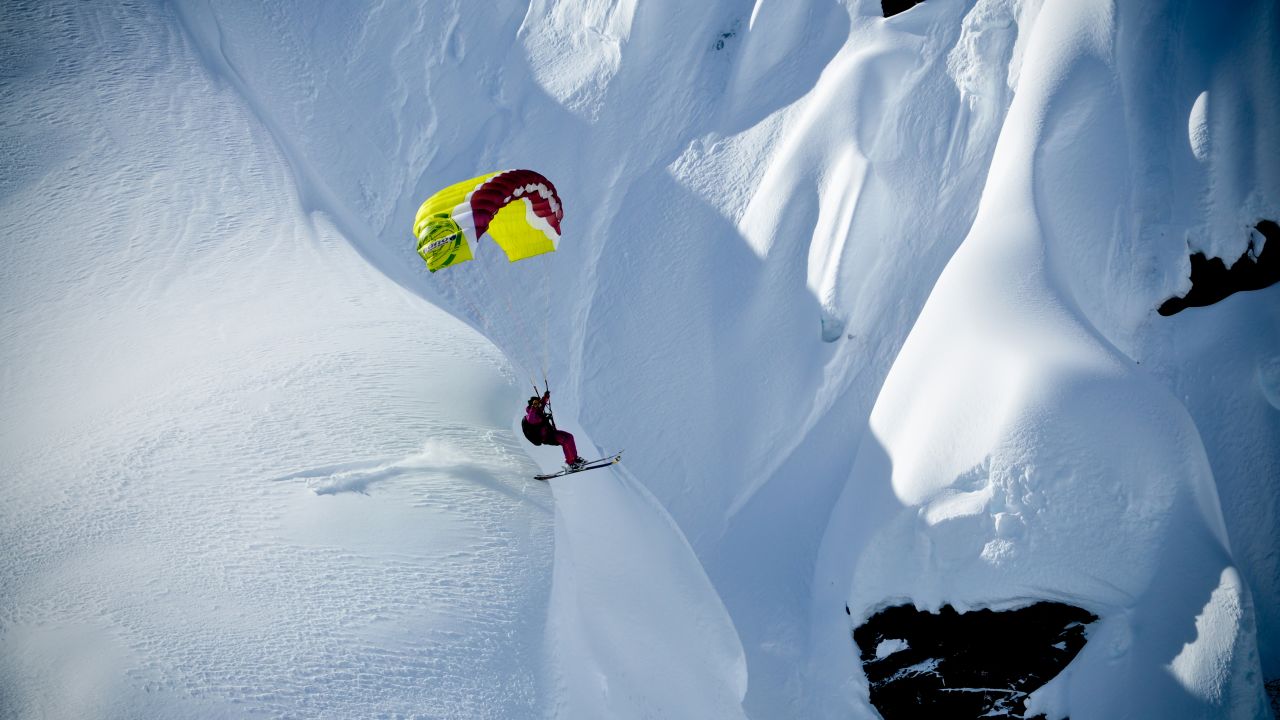 Speed flying is the extreme of extremes -- paragliding plus skiing in the Alps.