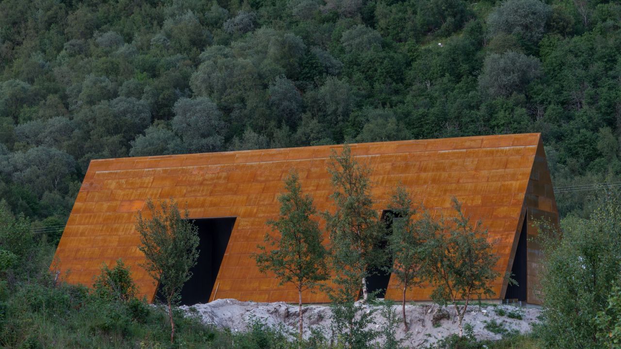 Hot property: The Amfi performance space and sauna.