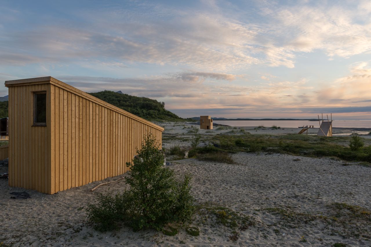 Among temporary buildings that will house the SALT Festival in its various Arctic destinations are beach huts designed by students and professionals from 13 countries.