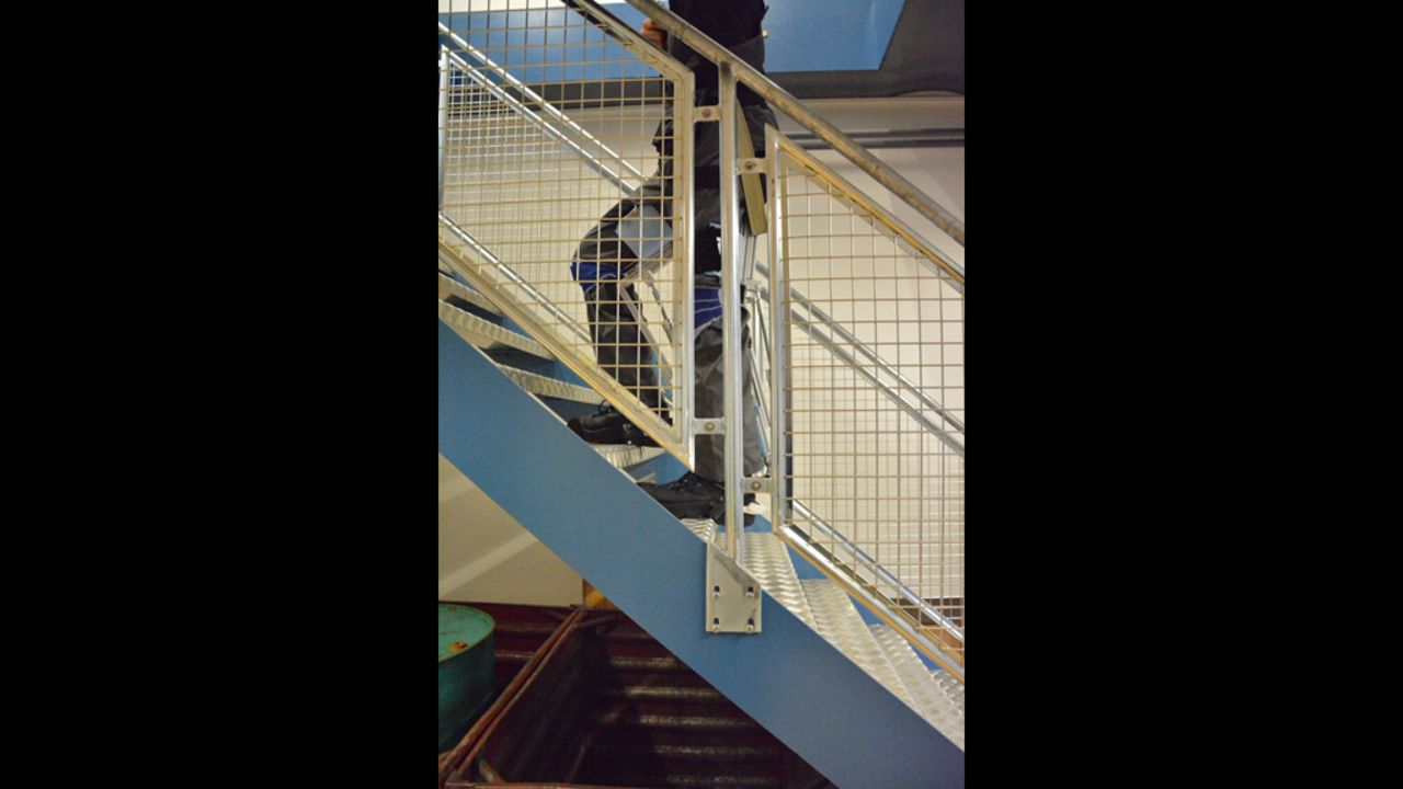 Freedom of movement is not diminished: the wearer can walk, run, and climb stairs.