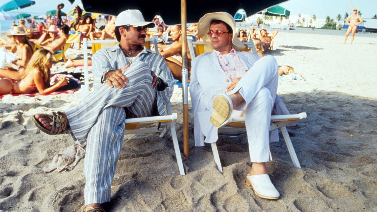 Williams and Nathan Lane starred in the film "The Birdcage" in 1996.