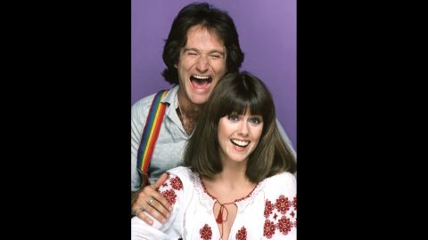 14 de septiembre de 1978: Robin Williams y Pam Dawber en "Mork and Mindy".