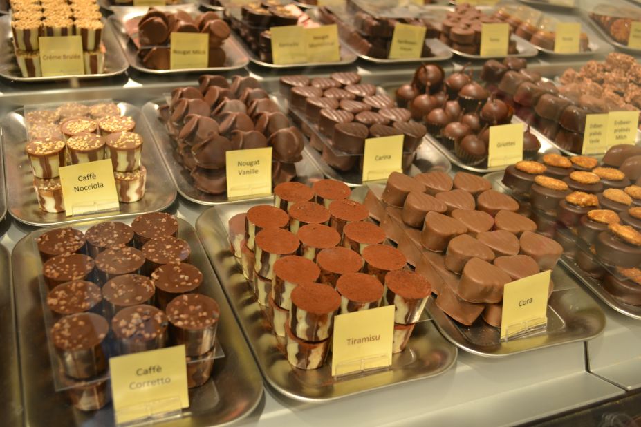 Just a glimpse inside Aeschbach Chocolatier will set off cravings.