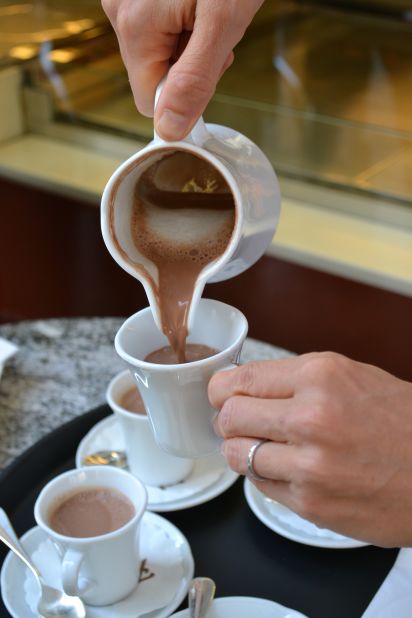 There's no shortage of chocolate on this tour. After tasting the truffles, hot chocolate follows. Chocolate meals can be finished off with chocolate ice cream.