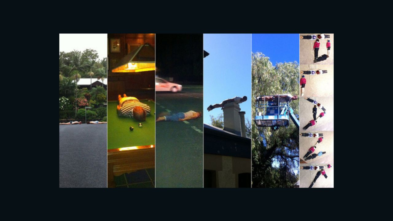 The "planking" trend in 2011 led to increasingly dangerous stunts.
