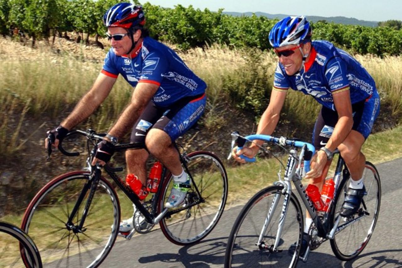 Williams was a huge supporter of professional cyclist Lance Armstrong.