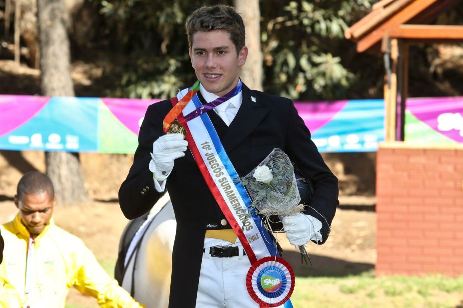 If your mum was an Olympic medalist, how far would you go to match her? Joao Victor Marcari Oliva, a Rio 2016 equestrian hopeful, has moved from his native Brazil to the dressage hub of Germany.