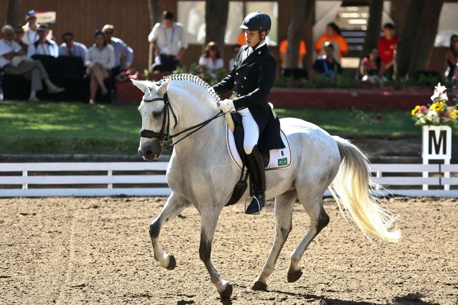 Dressage has been neglected in Brazil -- showjumping is the nation's equestrian sport of choice -- but Oliva is among a select group of Brazilian riders hoping to do the host nation justice at the Rio Games in 2016.