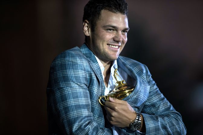 The former world No. 1 had good reason to feel the Sam Ryder trophy might be his own personal property.