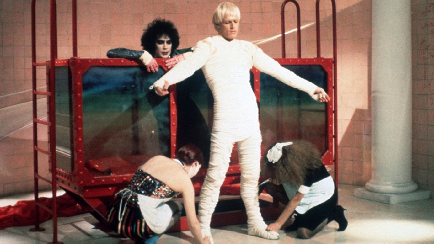 Peter Hinwood, the man who famously wore those teensy gold shorts (under his mummy wrap here) as Dr. Frank N Furter's creation, Rocky, has since receded from the spotlight. After his star turn in "The Rocky Horror Picture Show," he was credited for one other film before he dropped acting. Now an art and antiques dealer in London, <a href="http://www.people.com/people/archive/article/0,,20132607,00.html" target="_blank" target="_blank">he told People magazine</a> in 2000 that he left acting behind because "One, I can't act. Two, I cringe with embarrassment every time I see myself on film. (And) three, I relish a quiet, peaceful life." 