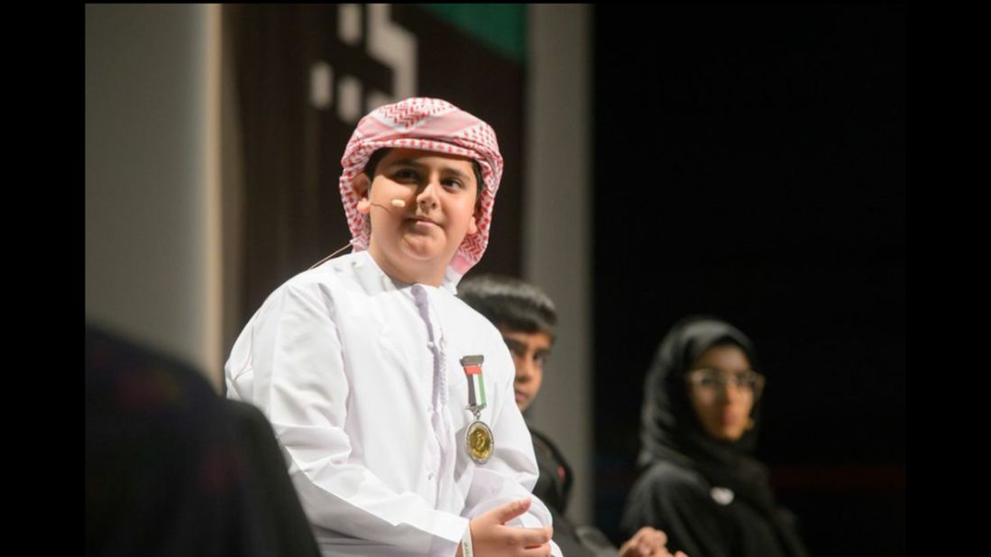 <strong>Adeeb Alblooshi</strong>, a 10-year-old inventor from the United Arab Emirates, created a waterproof prosthetic leg for his father when he was six.