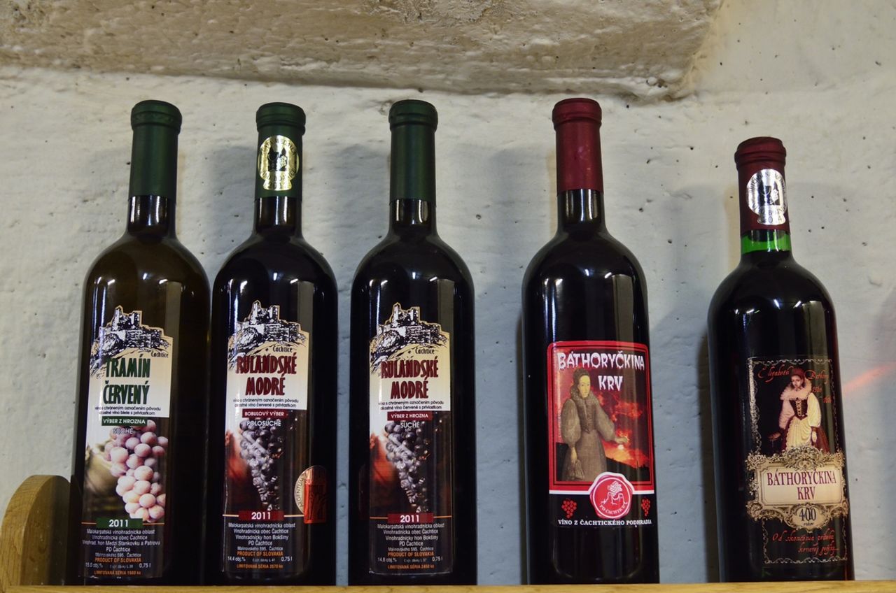 The ruby red "Bathory Blood" label was discontinued in 2010. After some customer pressure, the surprisingly pleasant wine was reintroduced in 2014 along with a special vintage to mark the 400th anniversary of the Countess' death.