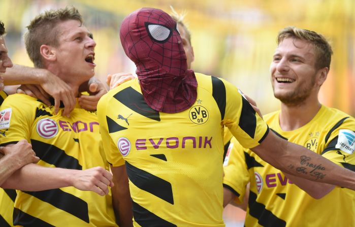 Known for his innovative celebrations -- sometimes involving superhero masks -- Aubameyang tells CNN he wants to be remembered as the "craziest ever" footballer.