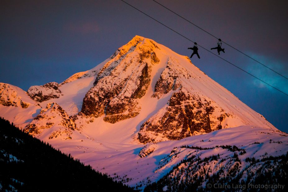 Whistler, B.C.'s Superfly Ziplines send you -- in near total darkness -- on a series of zips through remote stretches of nothing but snow and old growth forest, reaching speeds up to 62 mph. 
