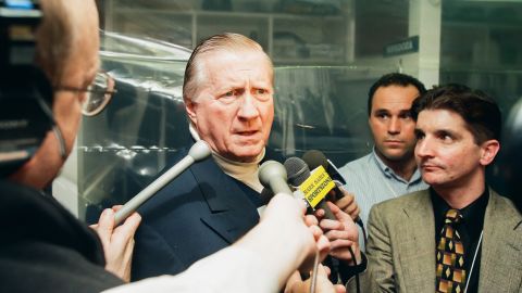 Larger-than-life Yankees owner George Steinbrenner was no stranger to suspensions.  After serving a 15-month banishment in 1974, he was called out for life in 1990 for "associating with a gambler" whom he payed $40,000 for potentially damaging personal information about one of his players.  Baseball commuted Steinbrenner's punishment two years later, and he returned to his role as "the most hated man in baseball."