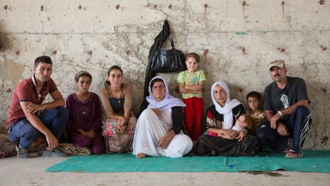 A portrait of Aziza's family.