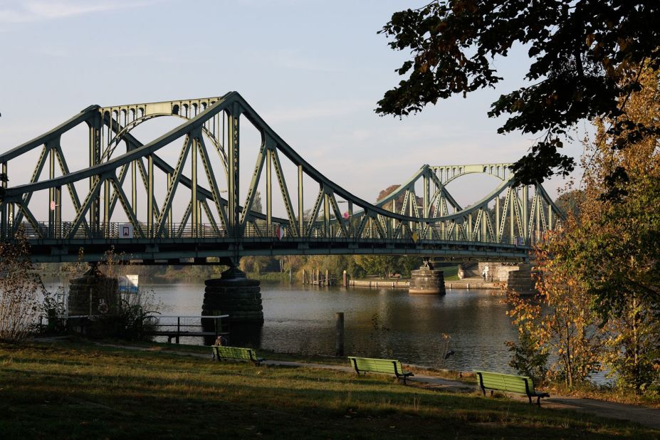 The Glienicke Brucke, or Bridge of Spies, between Wannsee in West Berlin and Potsdam in the East, was used for the exchange of captured agents.
