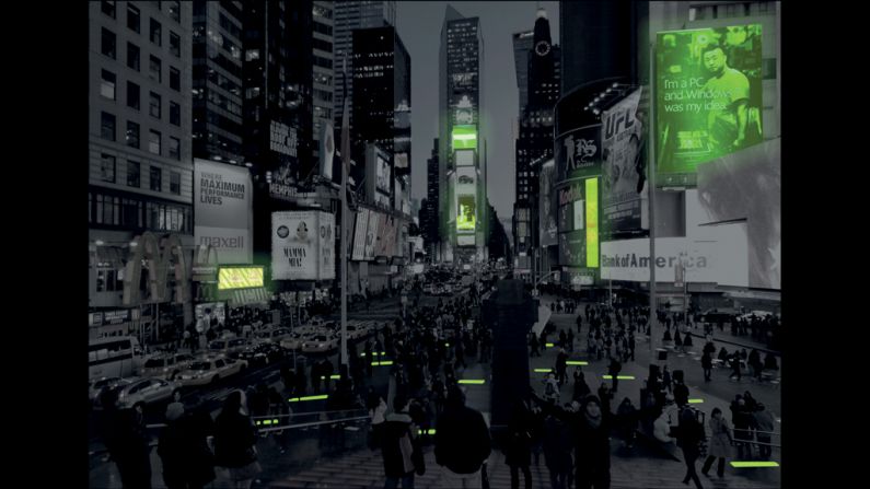 The Spanish designer Eduardo Mayoral Gonzalez has created an alternative to electric lighting. Billboards are illuminated using glow-in-the-dark bacteria and a species of algae that glows when it is shaken