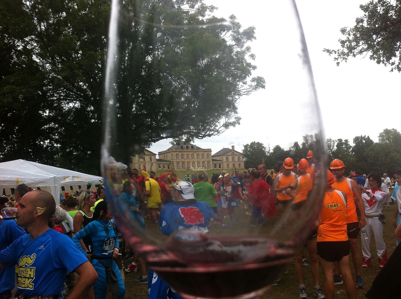 The run is nicknamed "the longest marathon in the world," in reference to the many wines on offer to sidetrack runners. Average times are far slower than usual marathons, but no one seems to care.