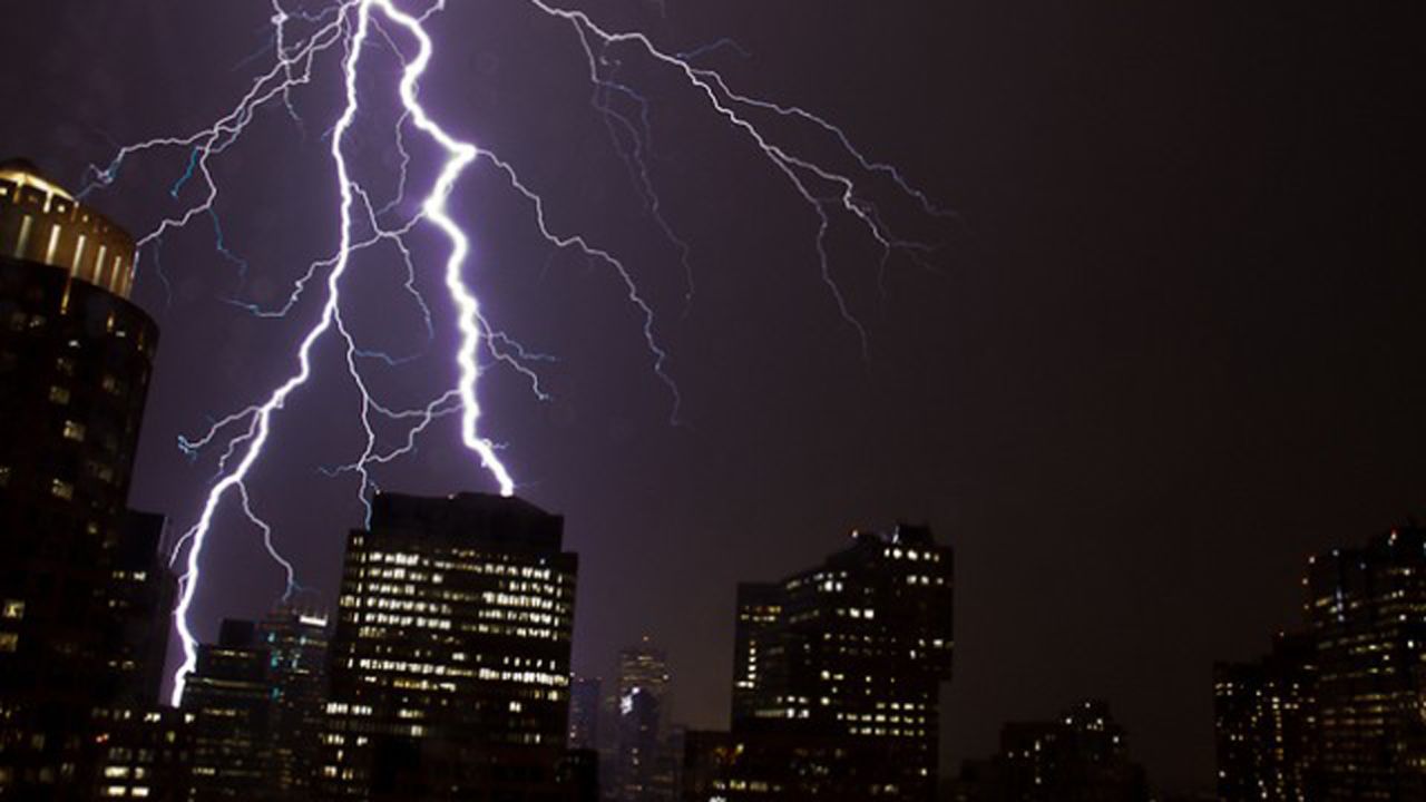 "'As the storm neared, the lightning intensified, lighting up the sky nearly once a second," said <a href="http://ireport.cnn.com/docs/DOC-616745">Jim Clouse</a>, who witnessed lightning striking downtown Boston in June 2011.