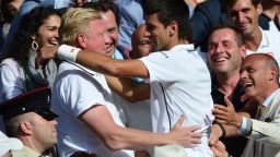 Novak Djokovic won his first grand slam title under the guidance of Boris Becker at Wembley in July.  The pair have been working together since December 2013.