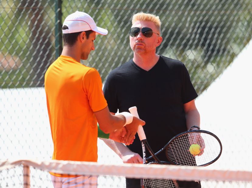 Becker, who won six grand slam titles during his illustrious playing career, started working with Djokovic ahead of January's Australian Open -- where the Serbian lost in the quarterfinals.