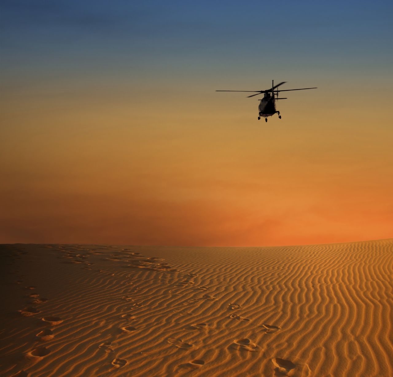 <strong>Saharan heli-desert trip (Morocco)</strong>: A helicopter ride over Morocco's sandy expanse is a far more relaxed way to see the dunes than bumping along on a camel. 