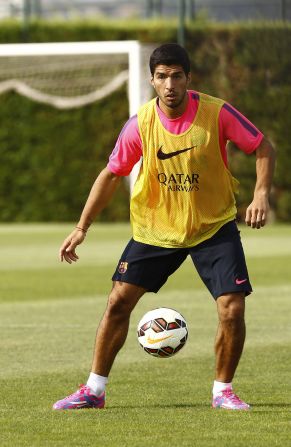 Suarez will officially be presented to the Barcelona faithful at a traditional media photo session at Camp Nou on Tuesday August 19.
