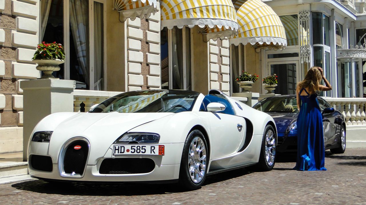 A million dollars worth of diamonds and a Bugatti? Sure why not.