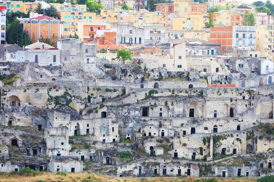 Matera in Italy has become a favorite Hollywood stand-in for ancient Jerusalem. Situated along a ravine known as "La Gravina," Matera is best known for its "sassi," ancient cave dwellings in the city's old town that date back to the 3rd century BC.