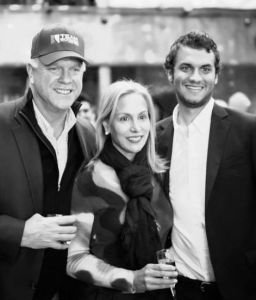 Gunnar with his dad Boomer and mom Cheryl at a recent Boomer Esiason Foundation event.
