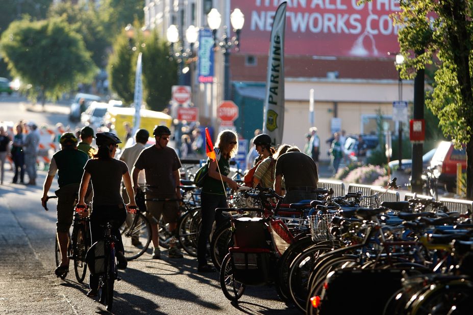 Portland's ambitious Bicycle Plan for 2030 calls for forming a denser bike network, reducing vehicle speed limits on designated streets and increasing bicycle parking spaces.