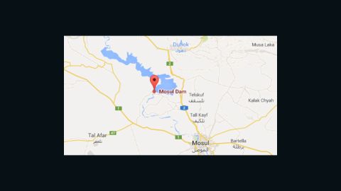 Map: Mosul Dam