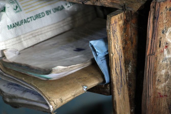 Well-meaning donors often give traditional bound books to schools in Kenya, but the paper doesn't fare well in the humid climate. Some books don't last more than a few years.