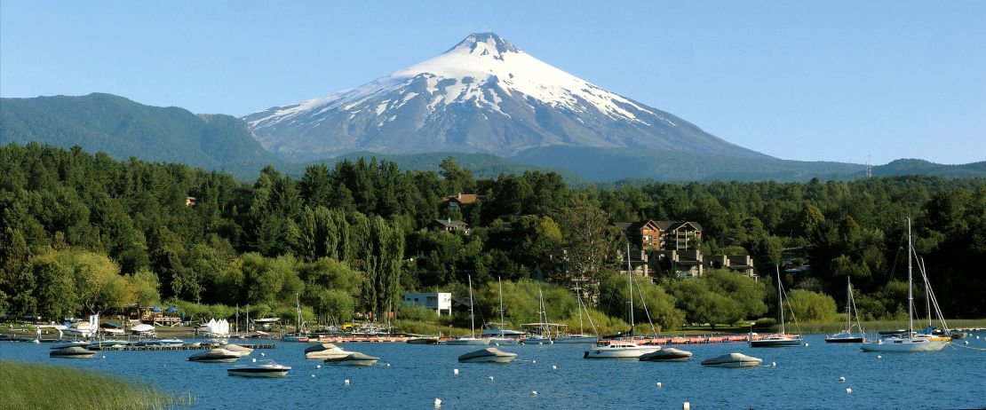 Villarrica is one of the few permanently active volcanoes in the world.