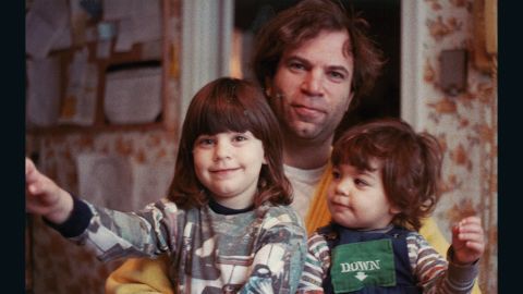 Sandy Halperin with daughters Karen, left, 4, and Lauren, 2, at their home in Needham, Massachusetts, in 1984.