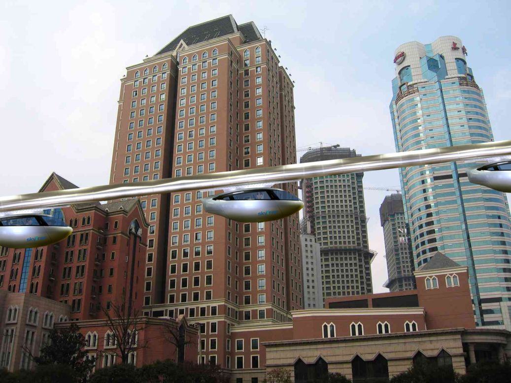 <strong><em>One skypod to go, please</em></strong><br /><br />The line between private public transport is set to blur in the future city, with autonomous vehicles taking us to our destinations. <br /><br />The Skytran transport system will consist of 2-person pods traversing a network in the skies using magnetic levitation. The campus of Israel Aerospace Industries (IAI) on the outskirts of Tel Aviv is the current demonstration site of the pilot personal rapid transit (PRT) transportation system designed by<a href="http://www.skytran.us/" target="_blank" target="_blank"> SkyTran</a>. <br /><br />A series of stations and tracks high up in a city's skies will host these unidirectional pods for swift traveling with a view.<br />The company's CEO Jerry Sanders envisions a future where your smartphone orders you a personal sky car, which arrives at a location of your choice and levitates you 20 feet above the ground to reach your destination. With no commuters or traffic in your path.