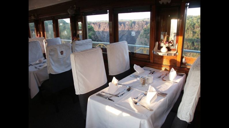 The Moonlight Dinner Run promises a memorable experience inside old train carriages. Your late afternoon journey will begin from the magnificent Victoria Falls and continue into the heart of the Zambezi National Park. 